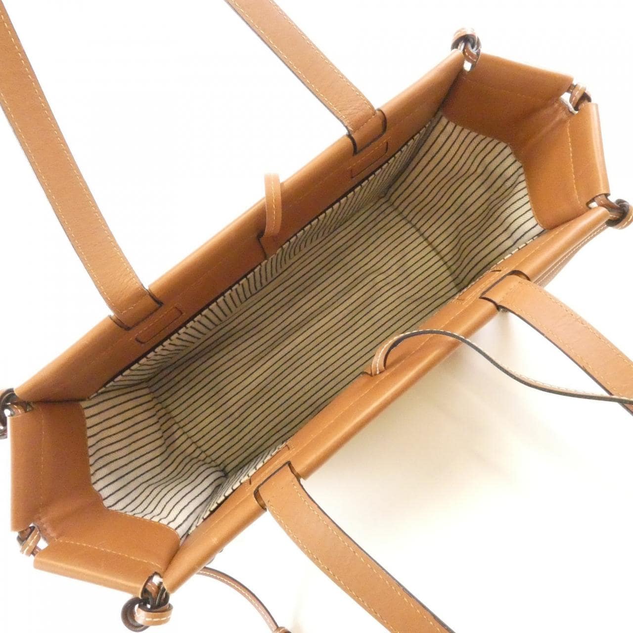 LOEWE 330 02AB90 Tote Canvas 黑色 帆布 - 縮圖 10