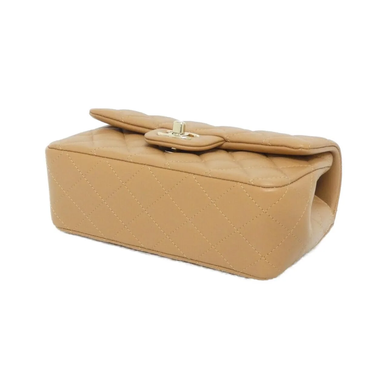 CHANEL Vanity AS2431 Handbag Lambskin Brown Lambskin - Thumbnail 3