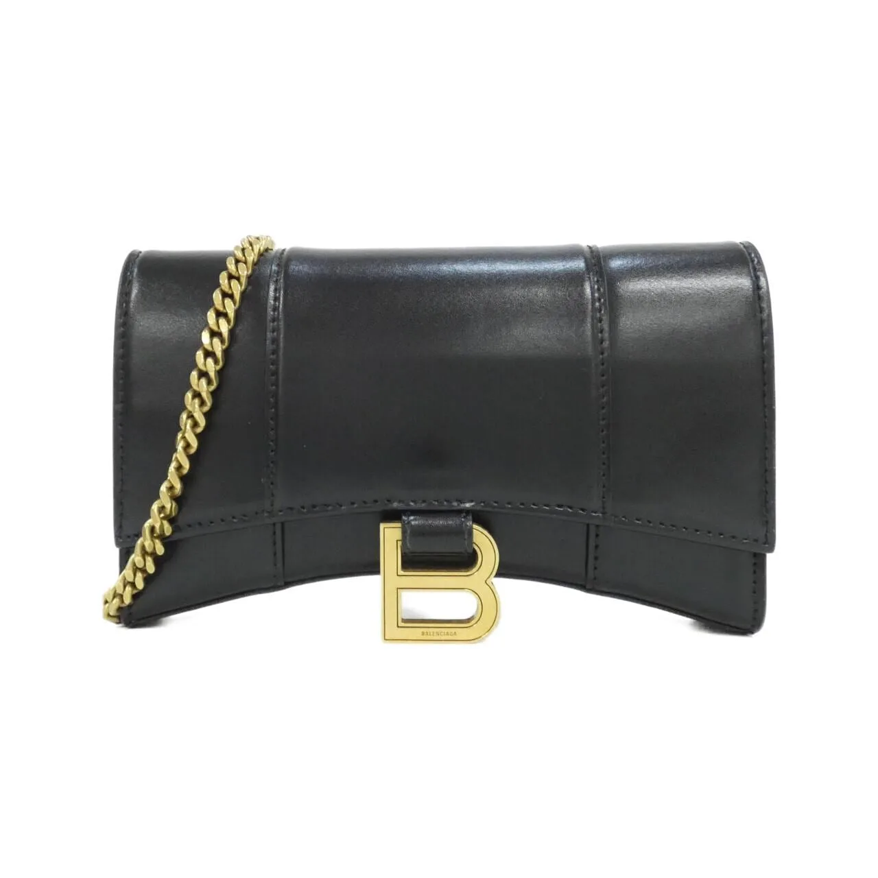 BALENCIAGA Hourglass 656050 1QJ4M Wallet Black