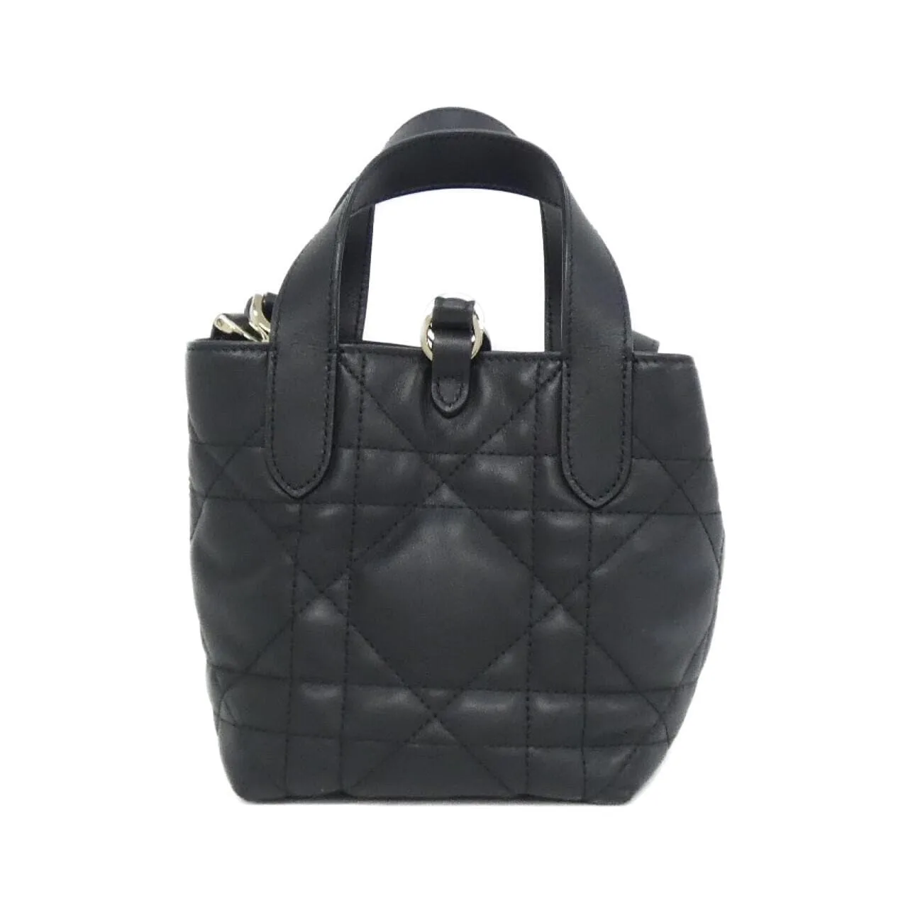 DIOR S6100OSNW Handbag 黑色 中古品A - 縮圖 2