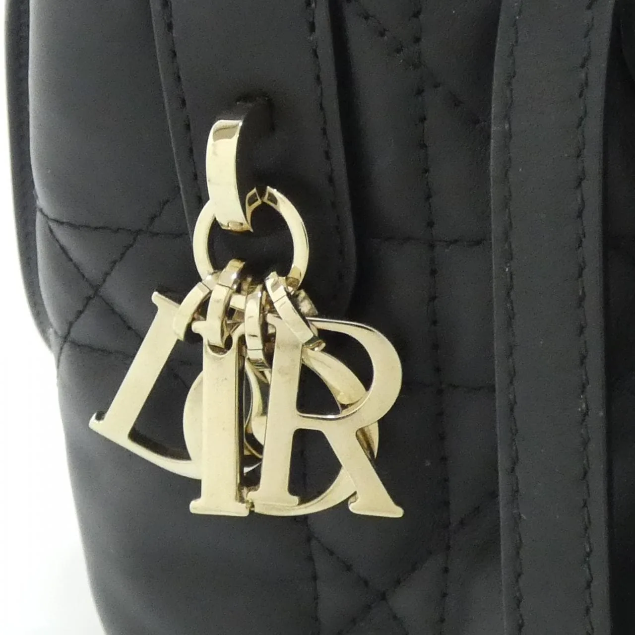 DIOR S6100OSNW Handbag 黑色 中古品A - 縮圖 4