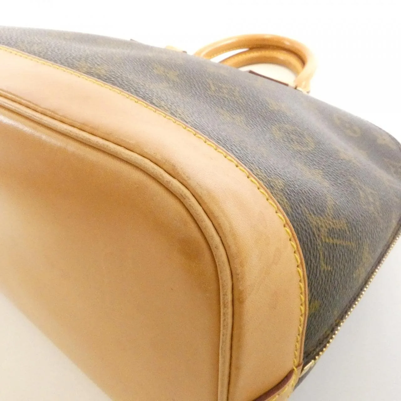 LOUIS VUITTON Alma M51130 Handbag Monogram 黑色 Monogram 中古品B - 縮圖 2