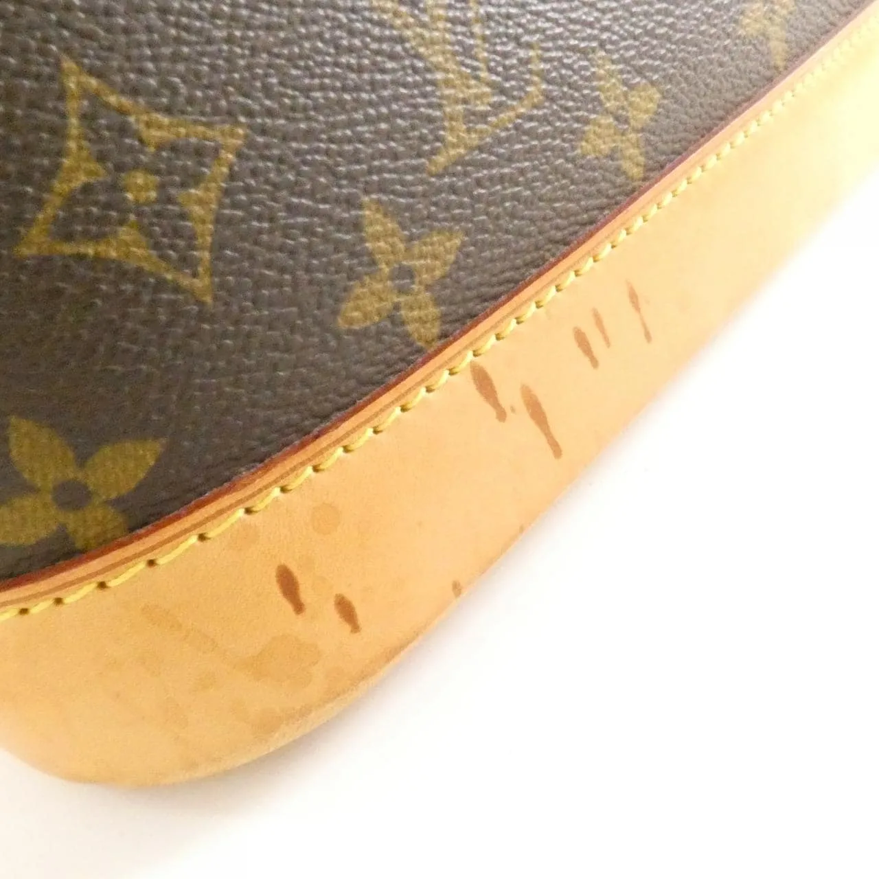 LOUIS VUITTON Alma M51130 Handbag Monogram 黑色 Monogram 中古品B - 縮圖 4