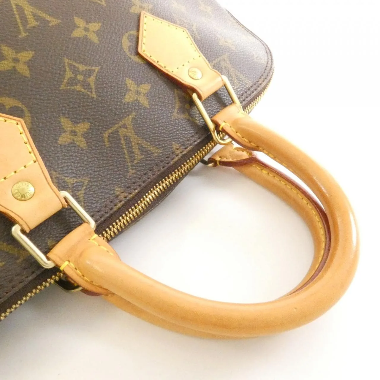 LOUIS VUITTON Alma M51130 Handbag Monogram 黑色 Monogram 中古品B - 縮圖 5