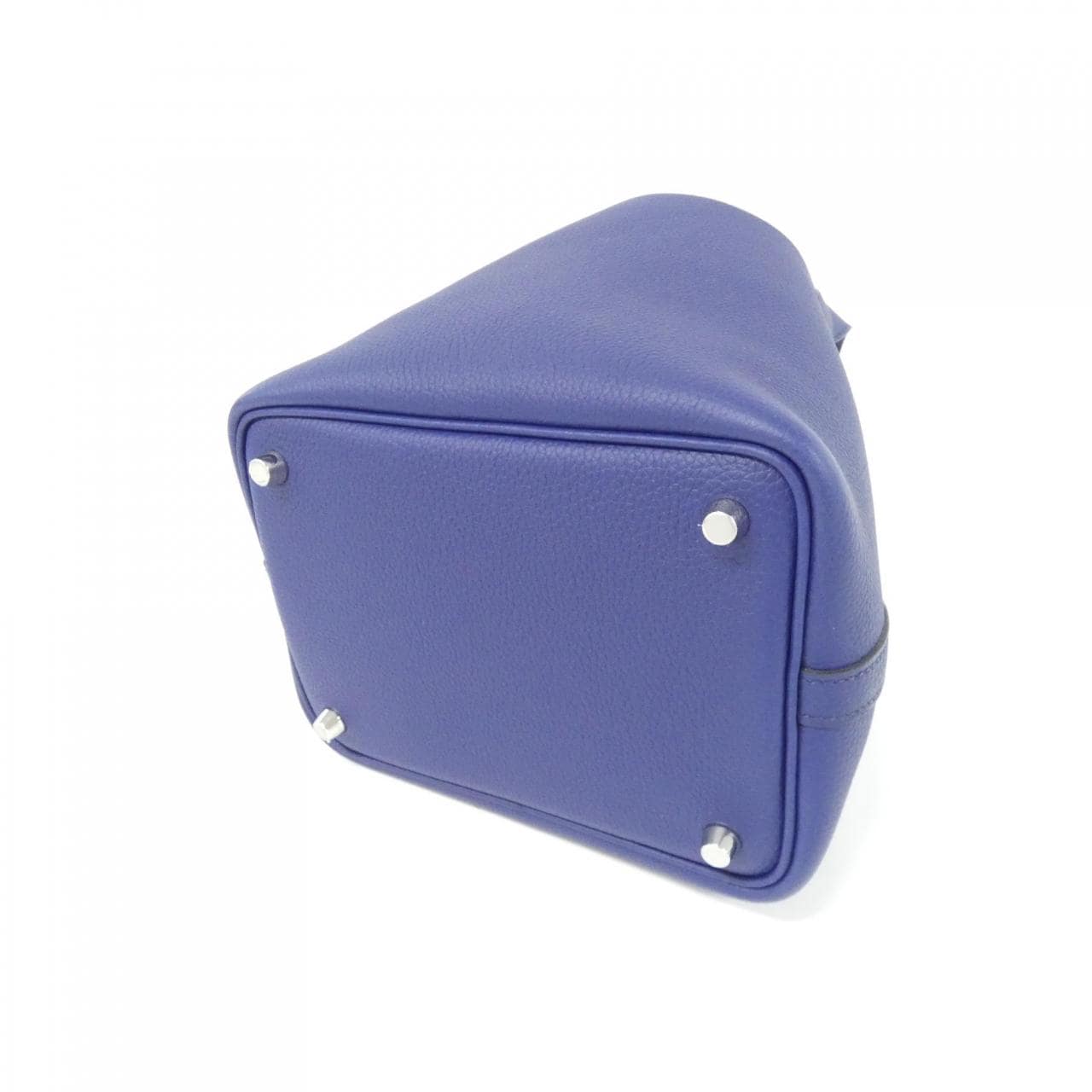 HERMES 073597CK Handbag Blue - Thumbnail 2