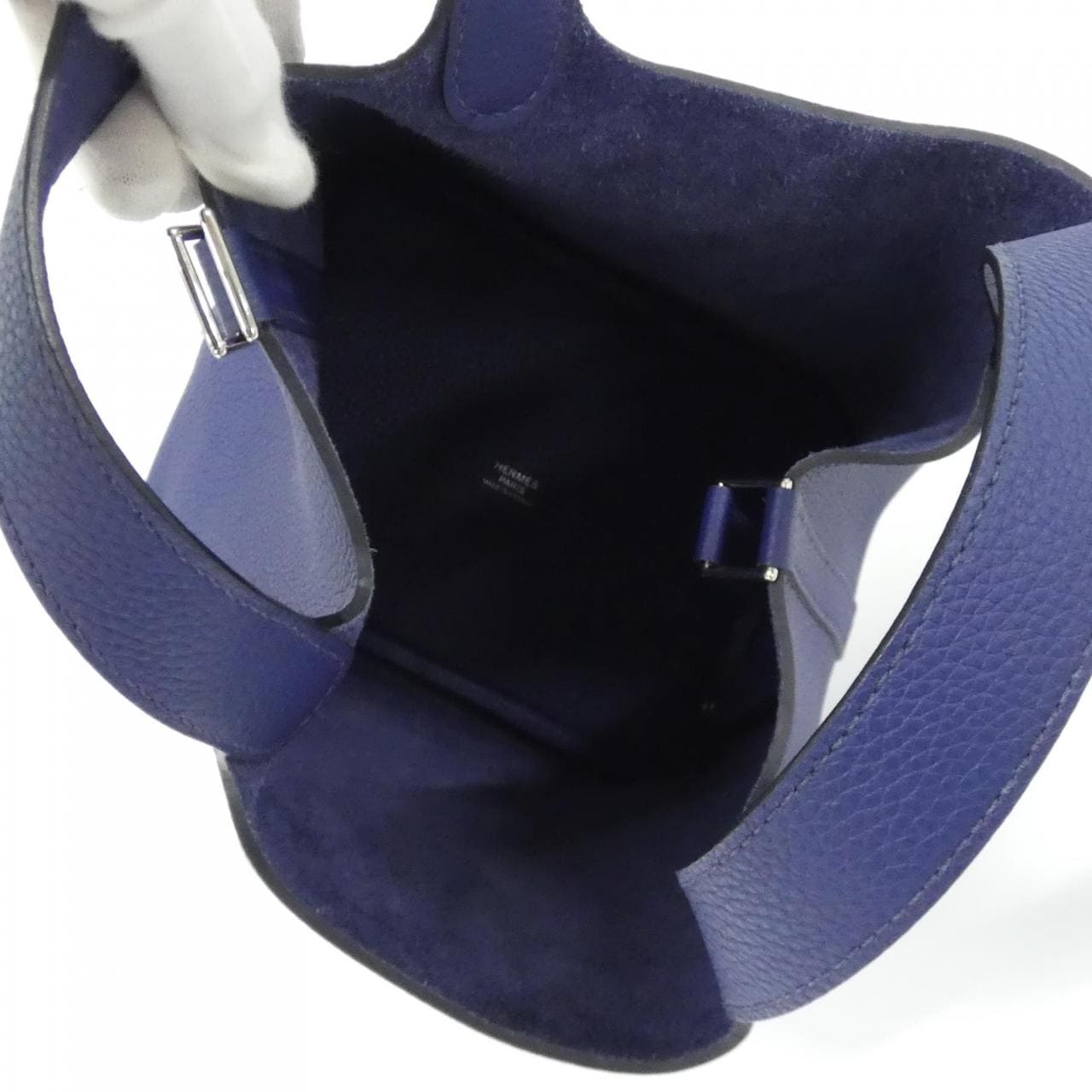 HERMES 073597CK Handbag Blue - Thumbnail 7