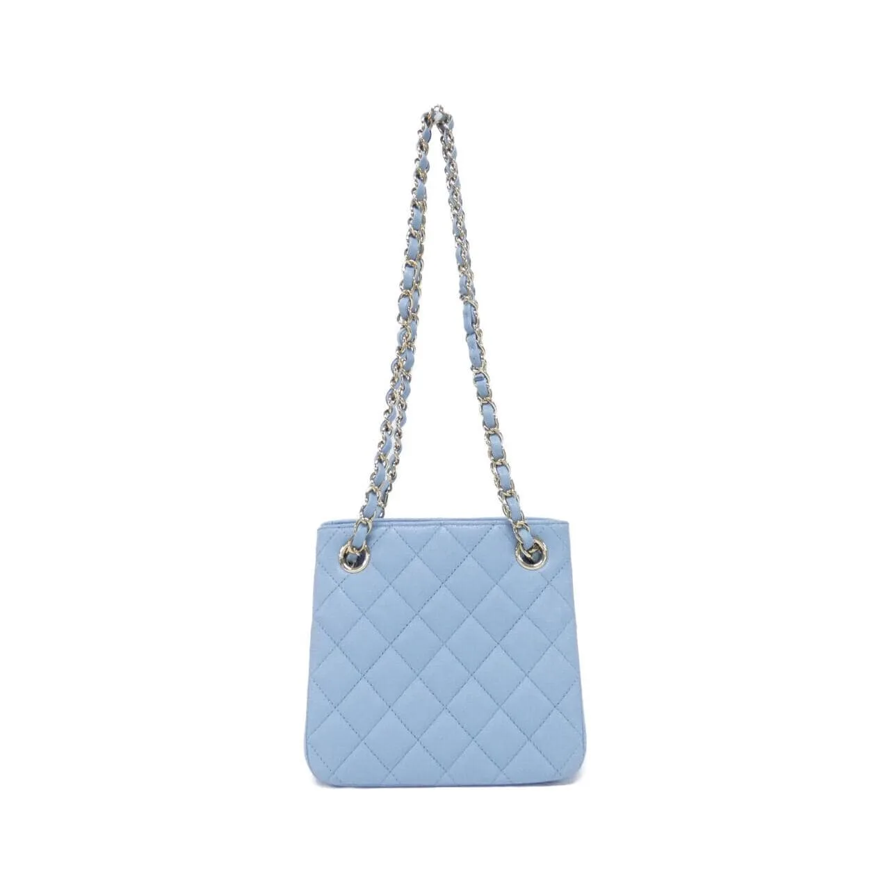 CHANEL Chanel 22 AS3176 Shoulder Grained Calfskin Blue Grained Calfskin Rank A - Thumbnail 2