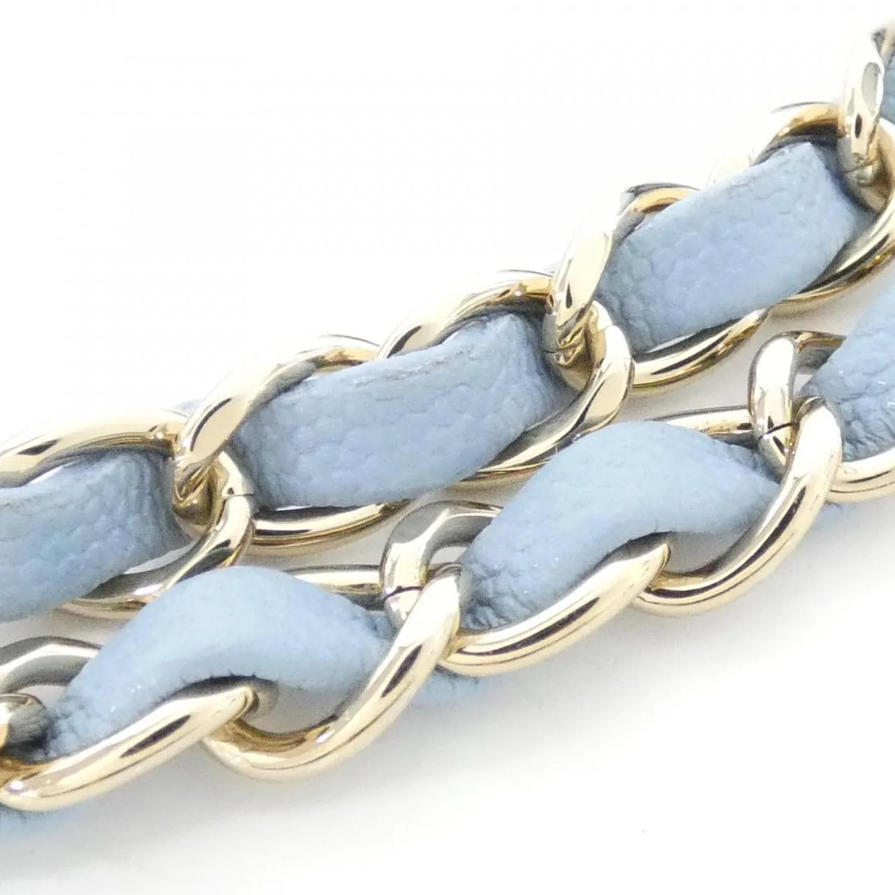 CHANEL Chanel 22 AS3176 Shoulder Grained Calfskin Blue Grained Calfskin Rank A - Thumbnail 6