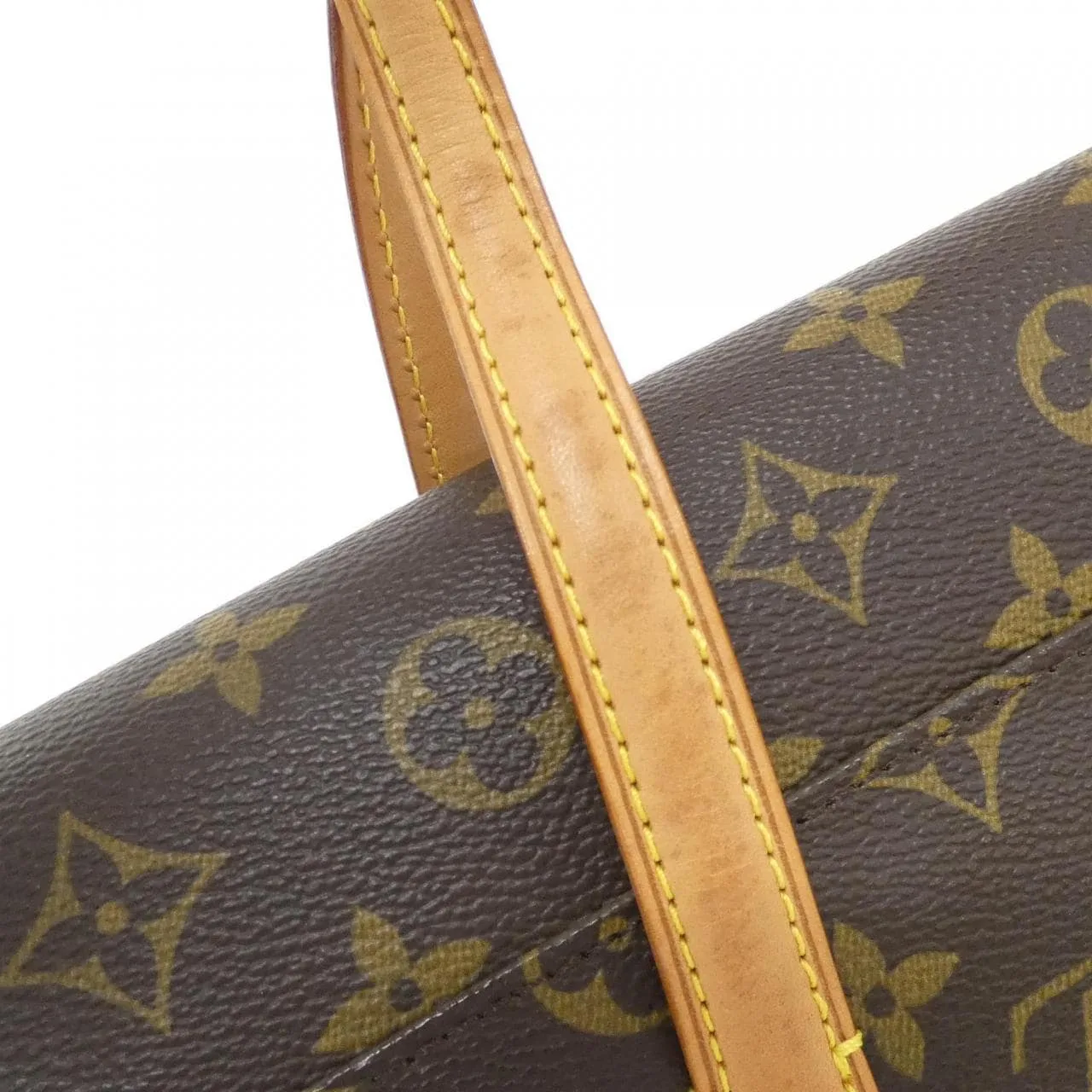 LOUIS VUITTON M51902 Handbag Monogram 黑色 Monogram 中古品A - 縮圖 4