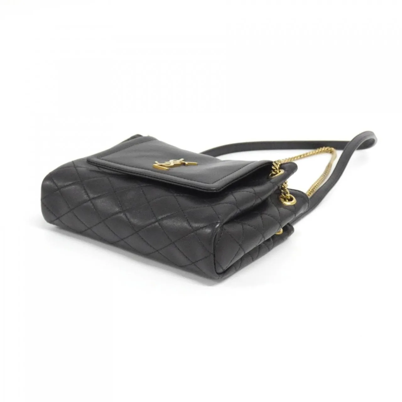 SAINT LAURENT 672738 1EL07 Shoulder Lambskin 3