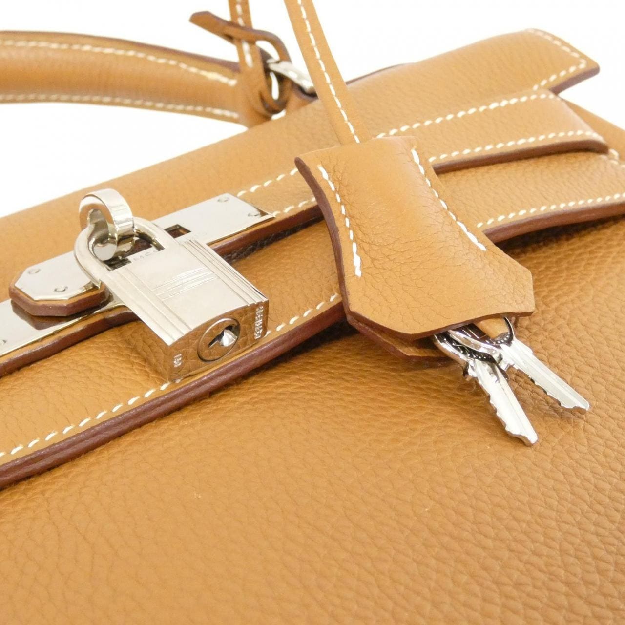 HERMES Kelly 028747CK Handbag Togo 4