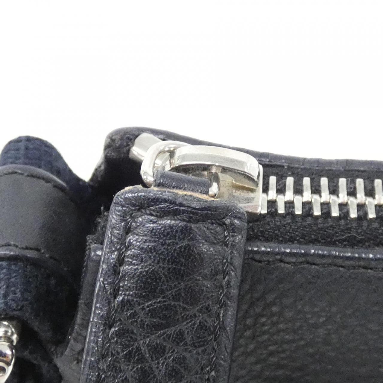 DIOR Shoulder Bag Canvas 黑色 帆布 中古品A - 縮圖 4