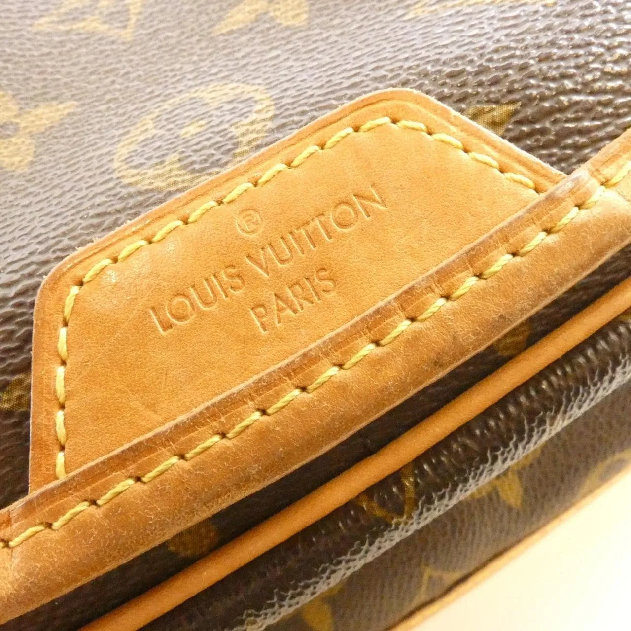 LOUIS VUITTON M40474 Shoulder Monogram 黑色 Monogram 中古品B - 縮圖 4