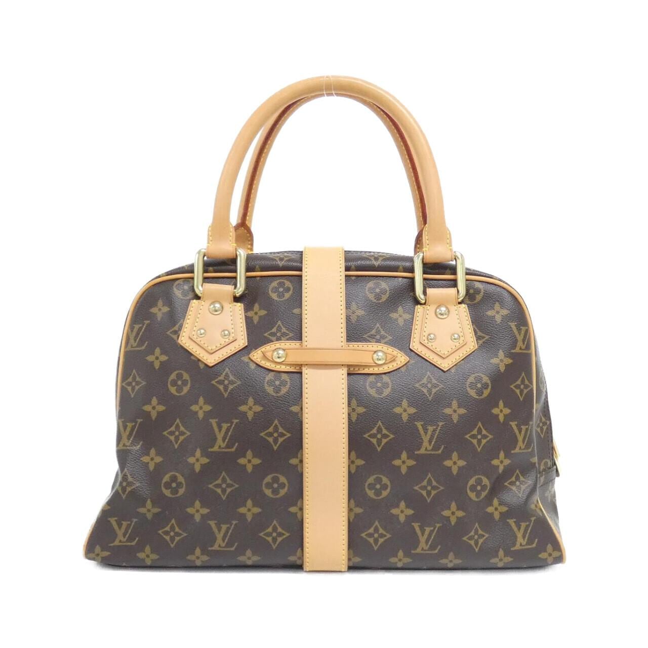 LOUIS VUITTON M40025 Handbag Monogram 黑色 Monogram 中古品A - 縮圖 2