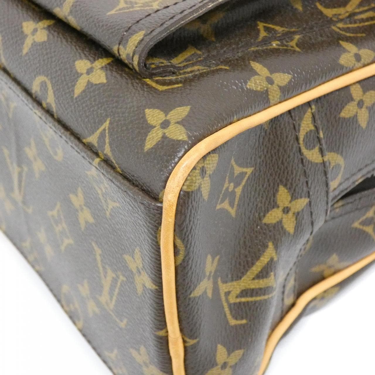 LOUIS VUITTON M40025 Handbag Monogram 黑色 Monogram 中古品A - 縮圖 3