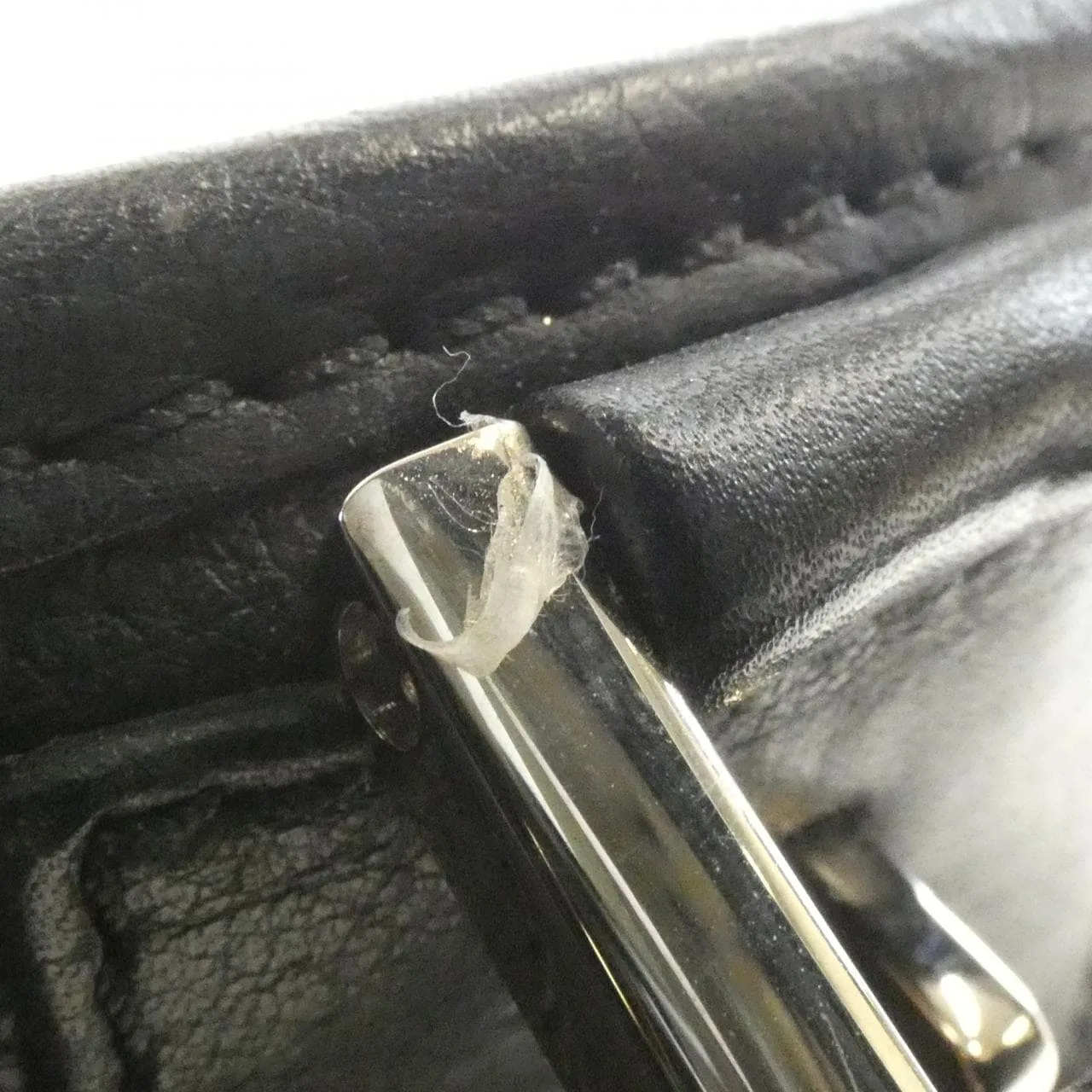 LOEWE Amazona 311 62 028 Handbag Leather Black Leather Rank B - Thumbnail 7