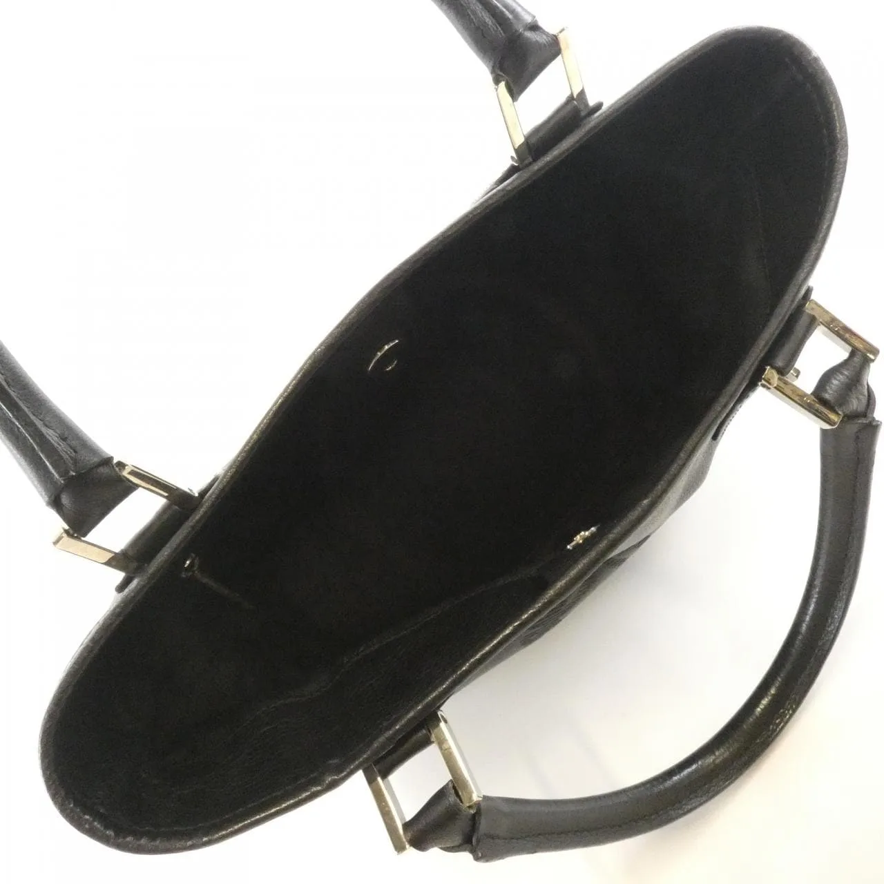 LOEWE Amazona 311 62 028 Handbag Leather Black Leather Rank B - Thumbnail 8