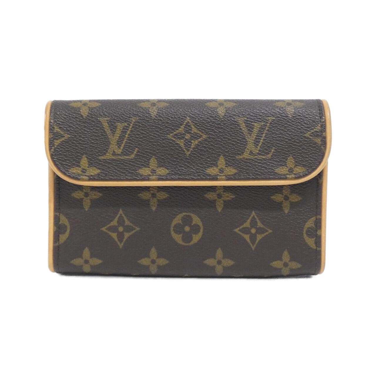 LOUIS VUITTON Pochette M51855+M67303 Belt Monogram Black
