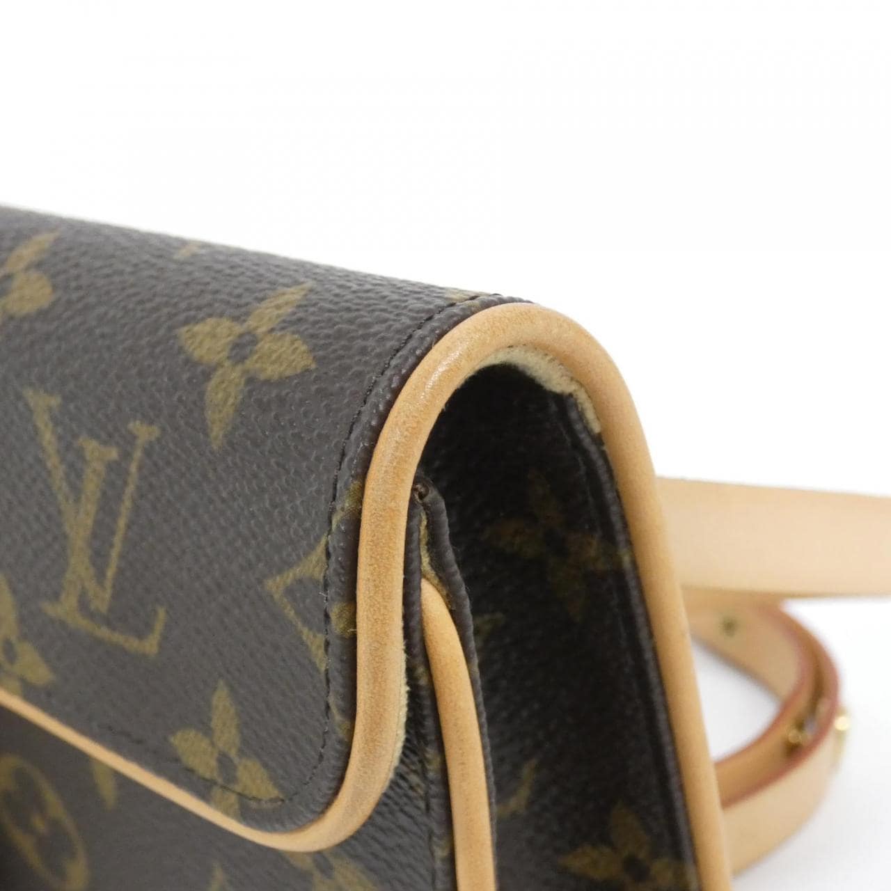 LOUIS VUITTON Pochette M51855+M67303 Belt Monogram 黑色 Monogram 中古品A - 縮圖 4