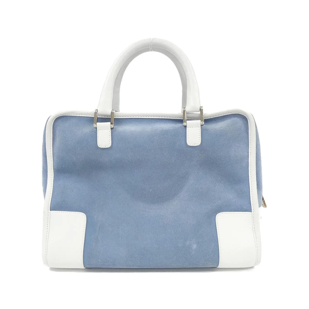 LOEWE Amazona Handbag Leather White Leather Rank A - Thumbnail 2