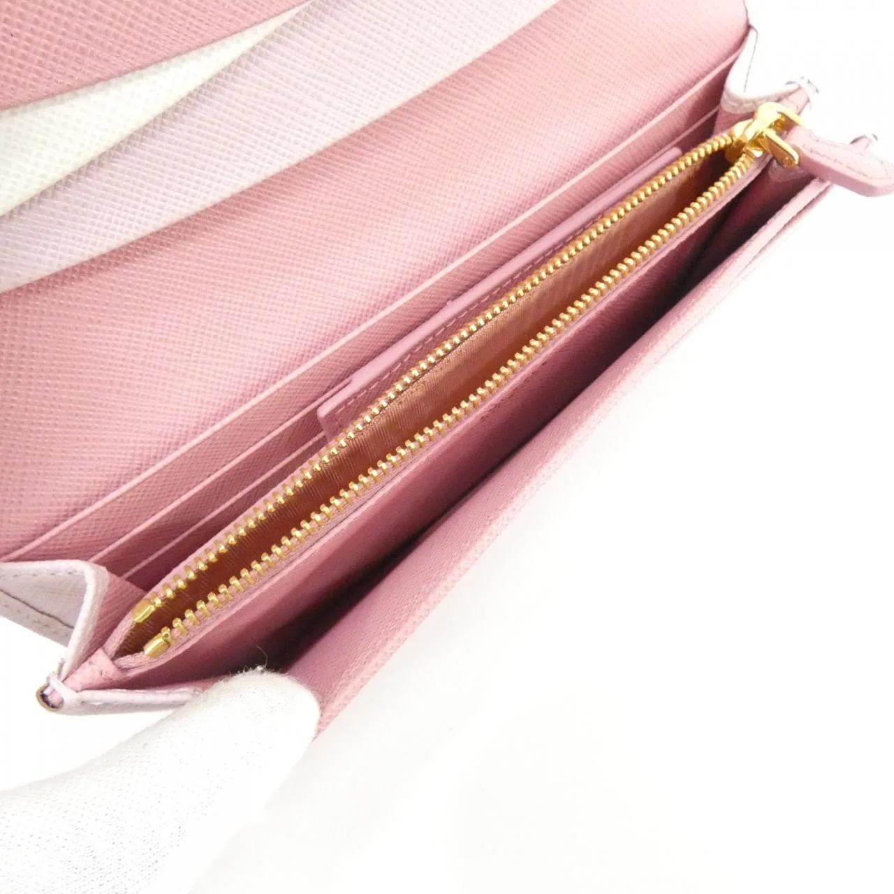 PRADA 1MH132 Wallet Black Rank A - Thumbnail 9