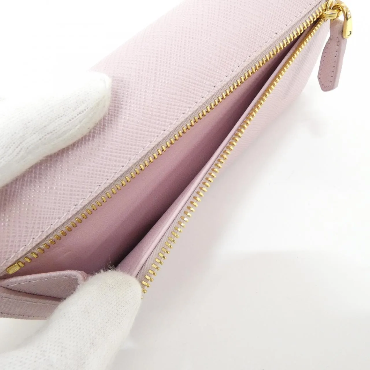 PRADA 1MH132 Wallet Black Rank A - Thumbnail 10