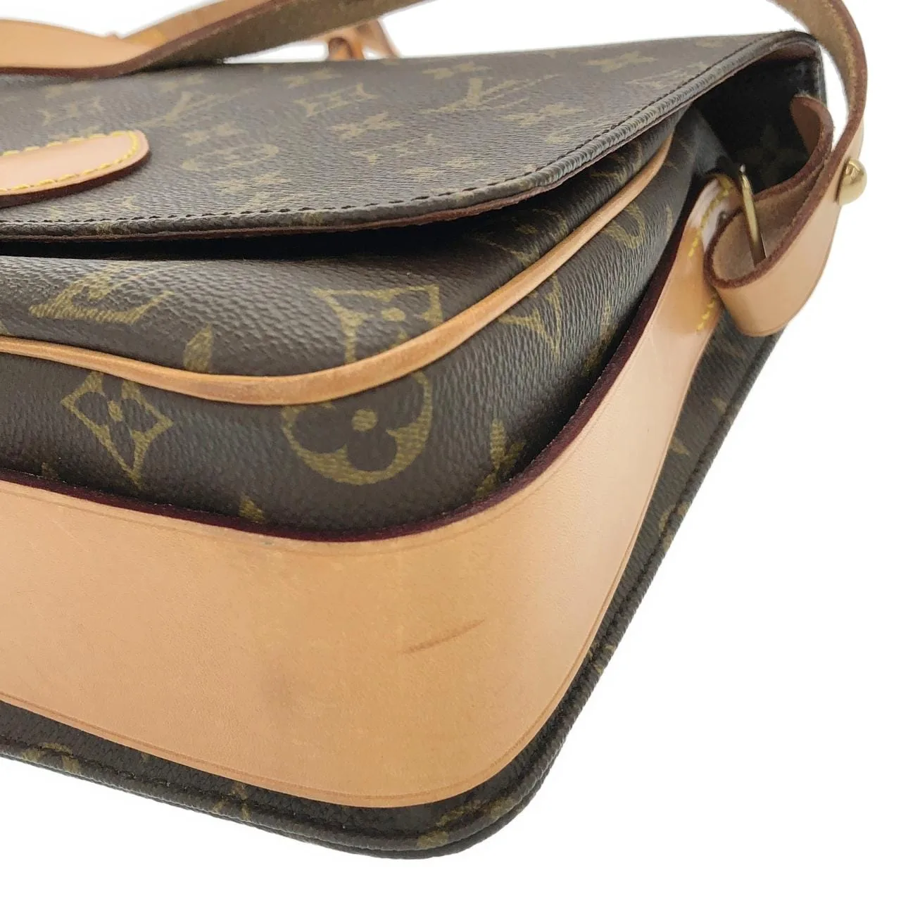 LOUIS VUITTON M51252 Shoulder Monogram 黑色 Monogram 中古品A - 縮圖 3