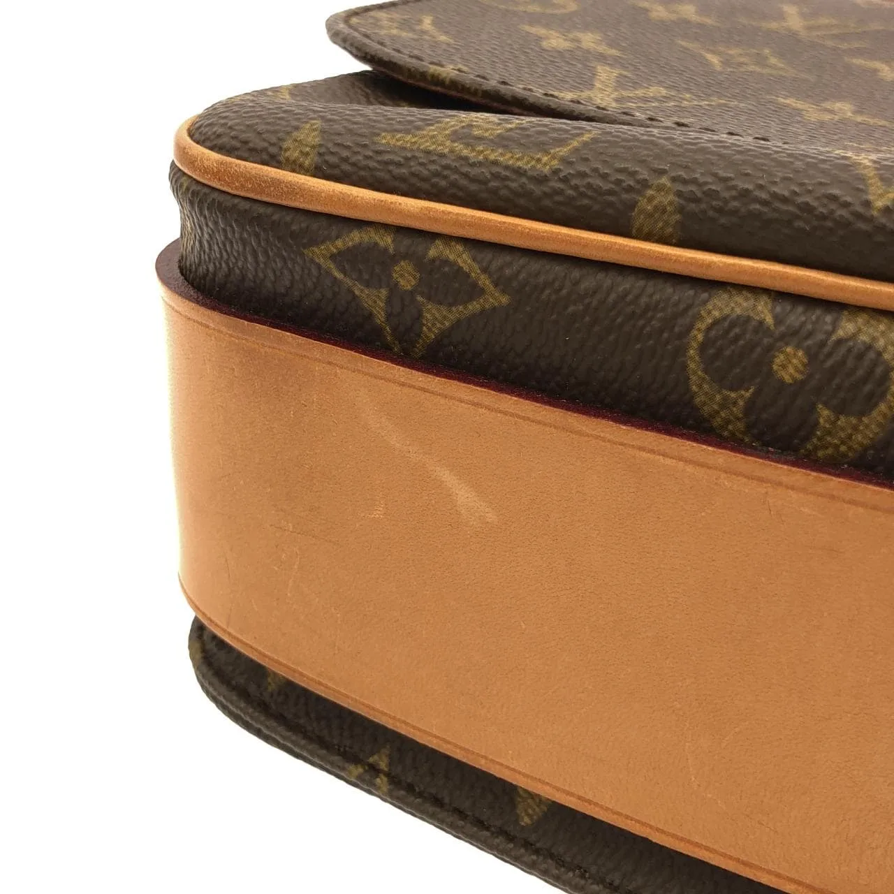 LOUIS VUITTON M51252 Shoulder Monogram 黑色 Monogram 中古品A - 縮圖 4