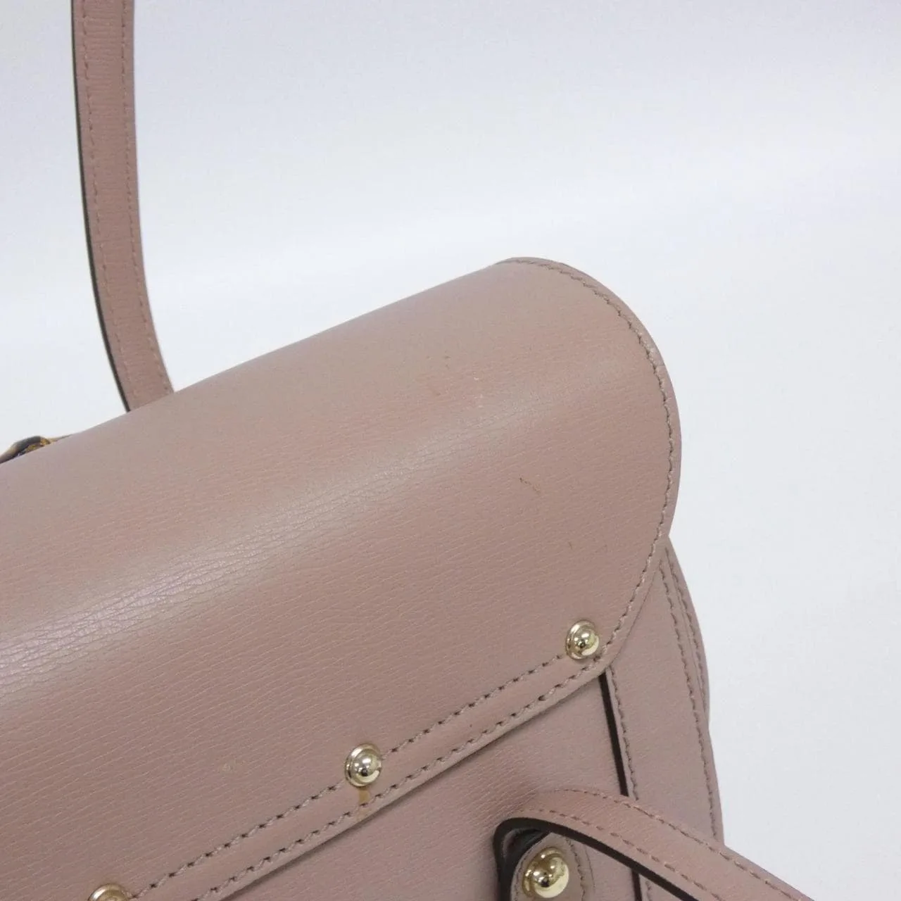 GUCCI 338989 ARU0G Handbag Leather 黑色 皮革 中古品A - 縮圖 4