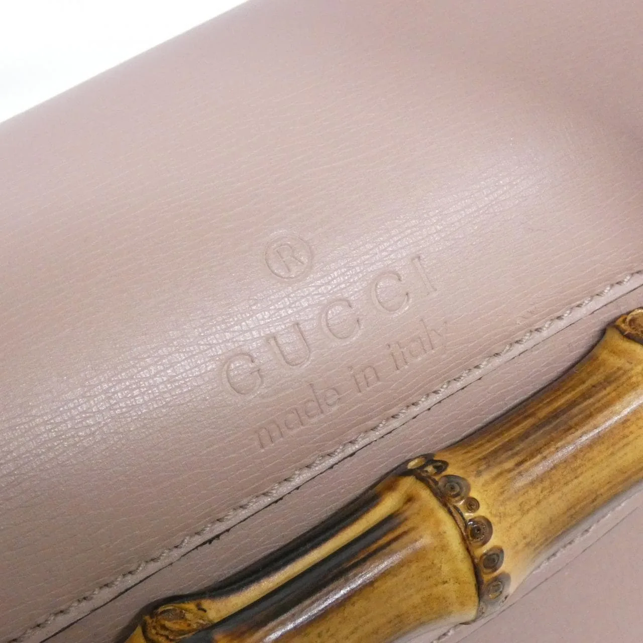 GUCCI 338989 ARU0G Handbag Leather 黑色 皮革 中古品A - 縮圖 6
