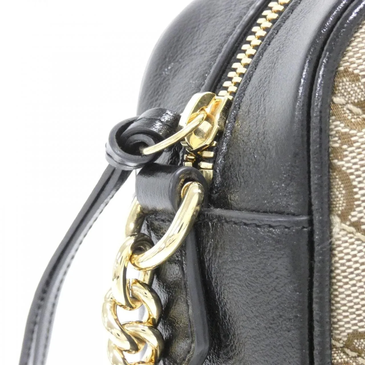 GUCCI Marmont 447632 HVKEG Shoulder Canvas Black Canvas Rank A - Thumbnail 4