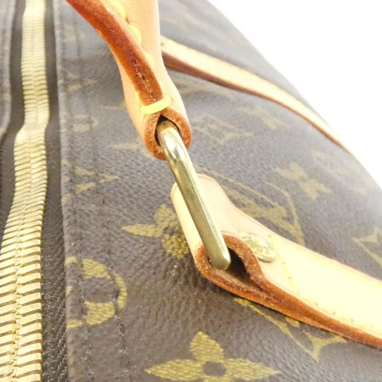 LOUIS VUITTON Keepall M41426 Boston Bag Monogram 黑色 Monogram 中古品A - 縮圖 8