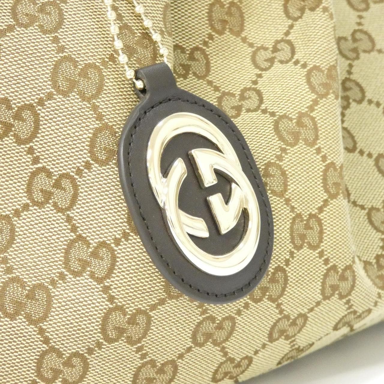 GUCCI 211944 FAFXG Handbag Canvas Black Canvas - Thumbnail 5