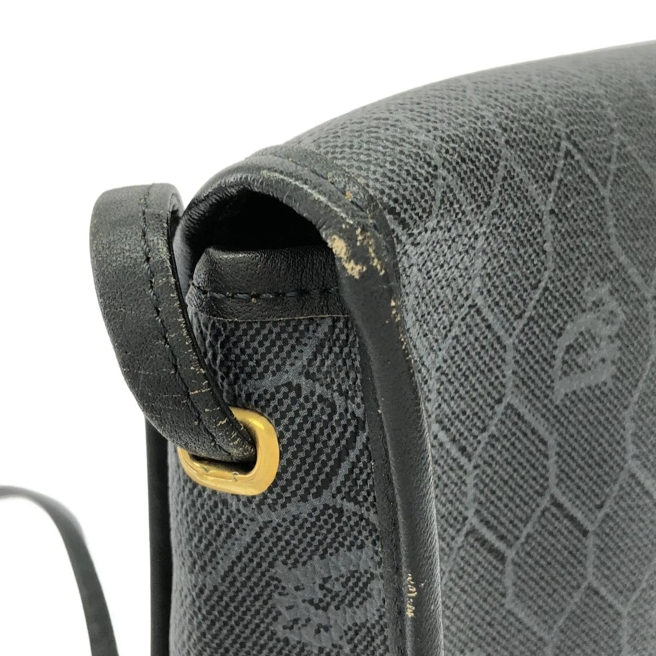 DIOR Shoulder Canvas 灰色 帆布 中古品A - 縮圖 5