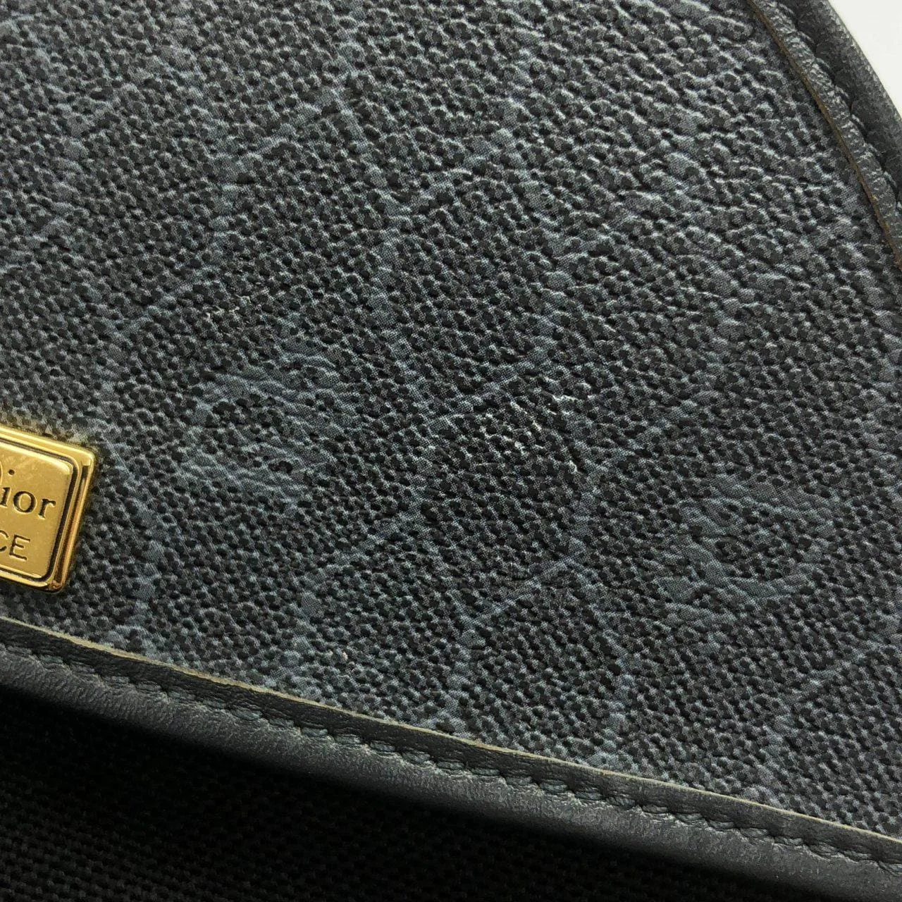 DIOR Shoulder Canvas 灰色 帆布 中古品A - 縮圖 9