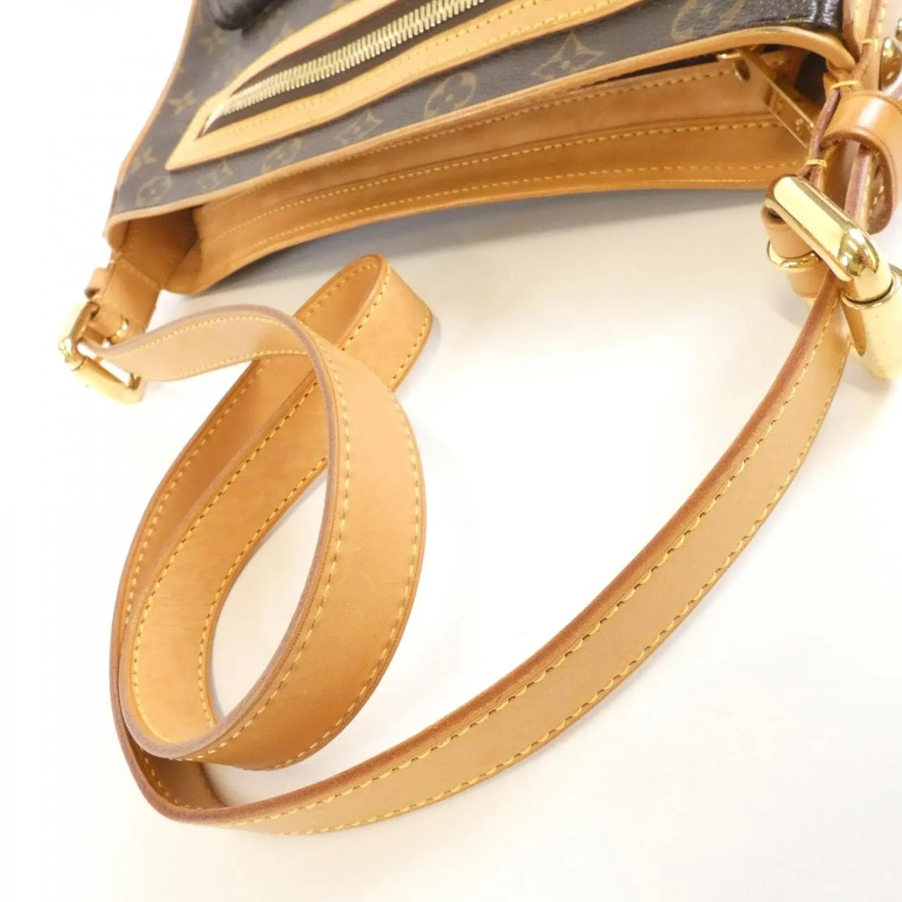 LOUIS VUITTON M40045 Shoulder Monogram Black Monogram Rank B - Thumbnail 8