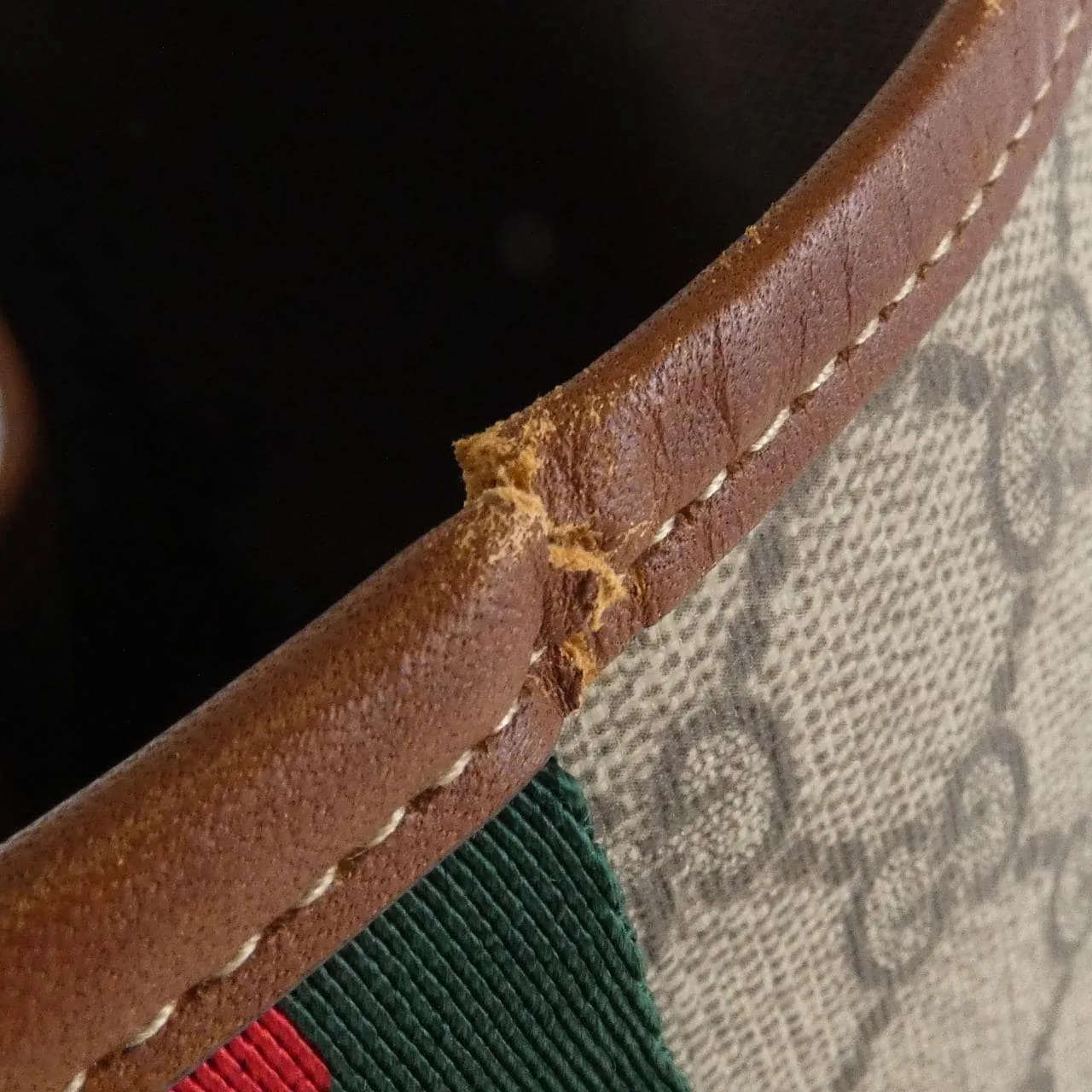 GUCCI 211124 Handbag Leather