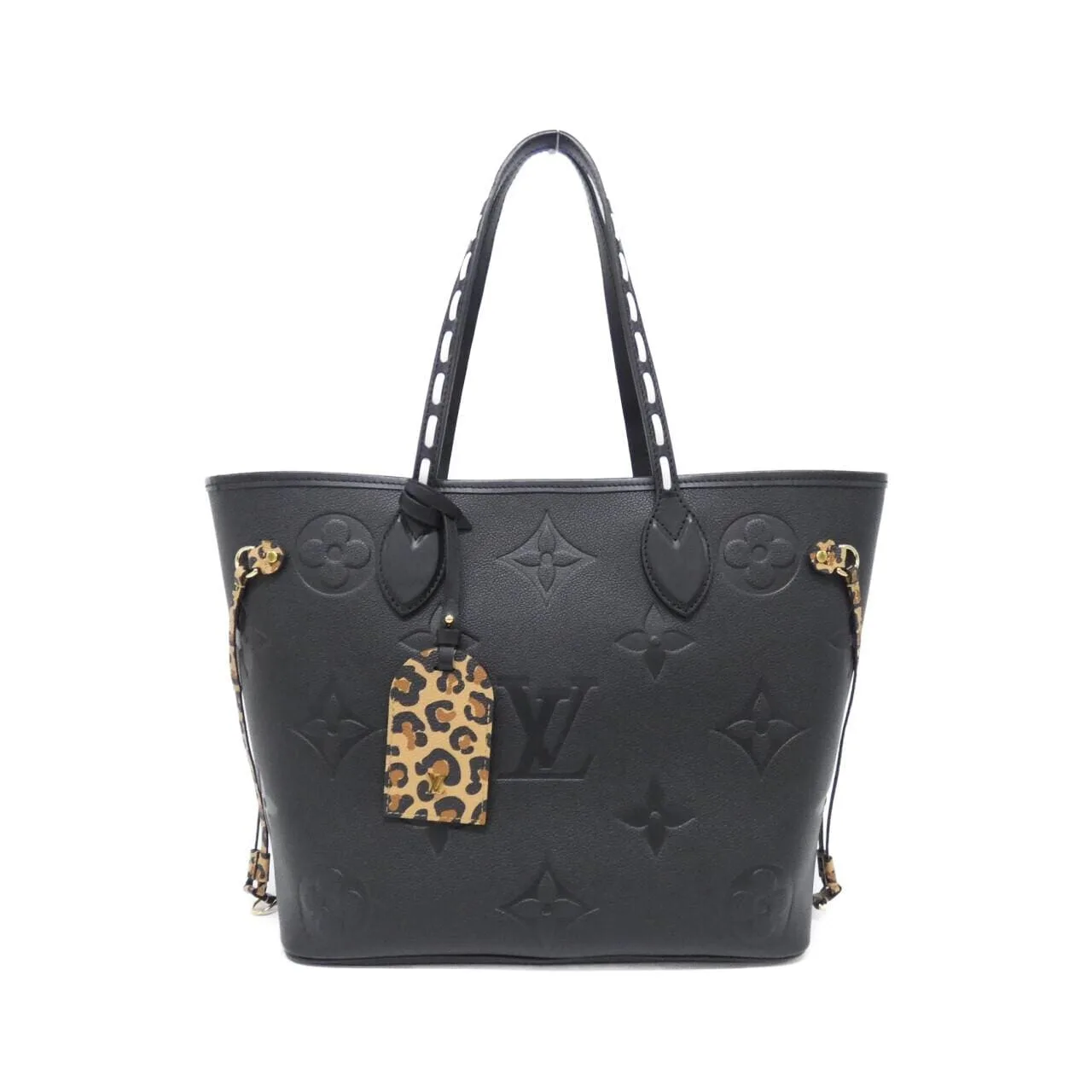 LOUIS VUITTON Neverfull M45856 Tote Monogram Black