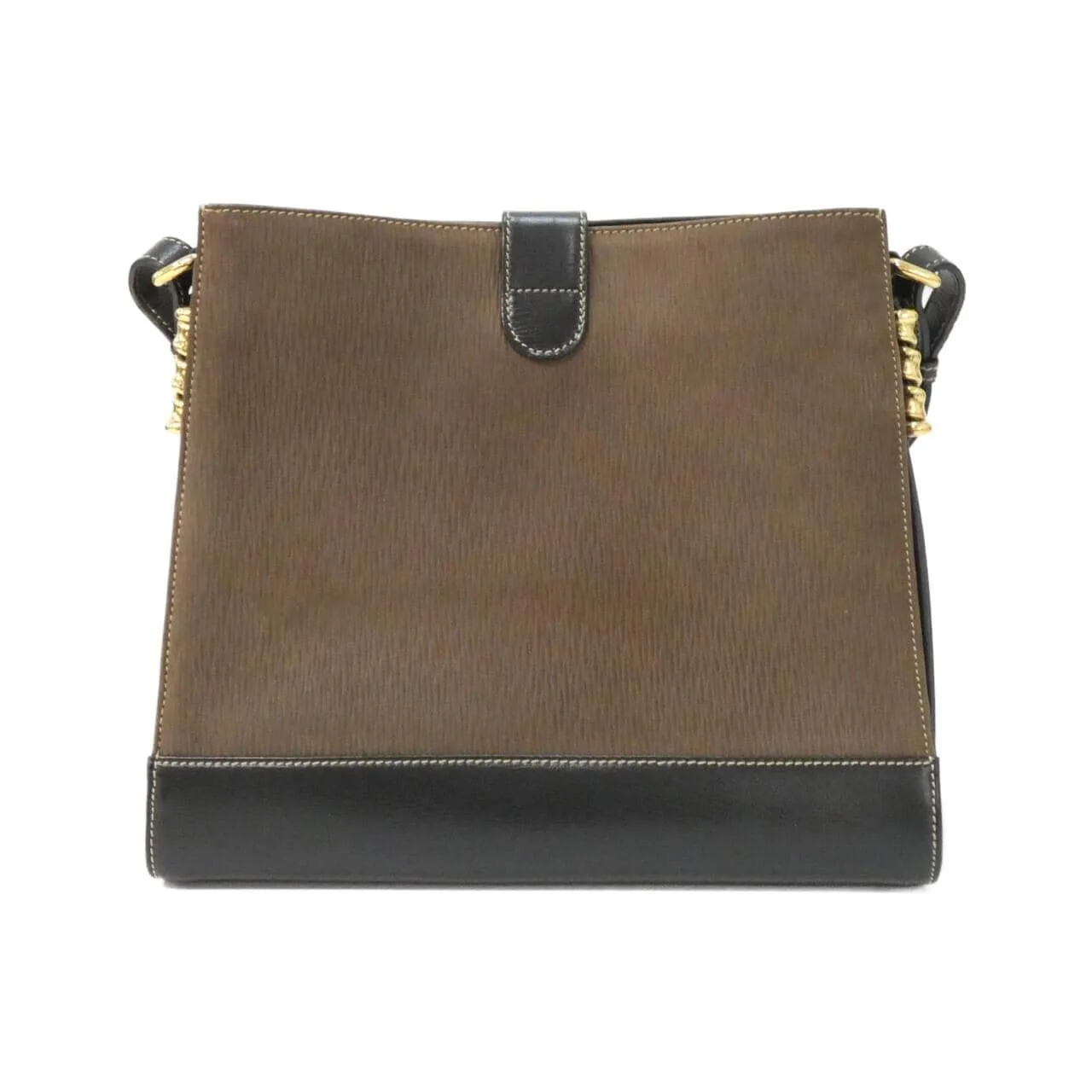 LOEWE Shoulder Leather 棕色 皮革 中古品A - 縮圖 2