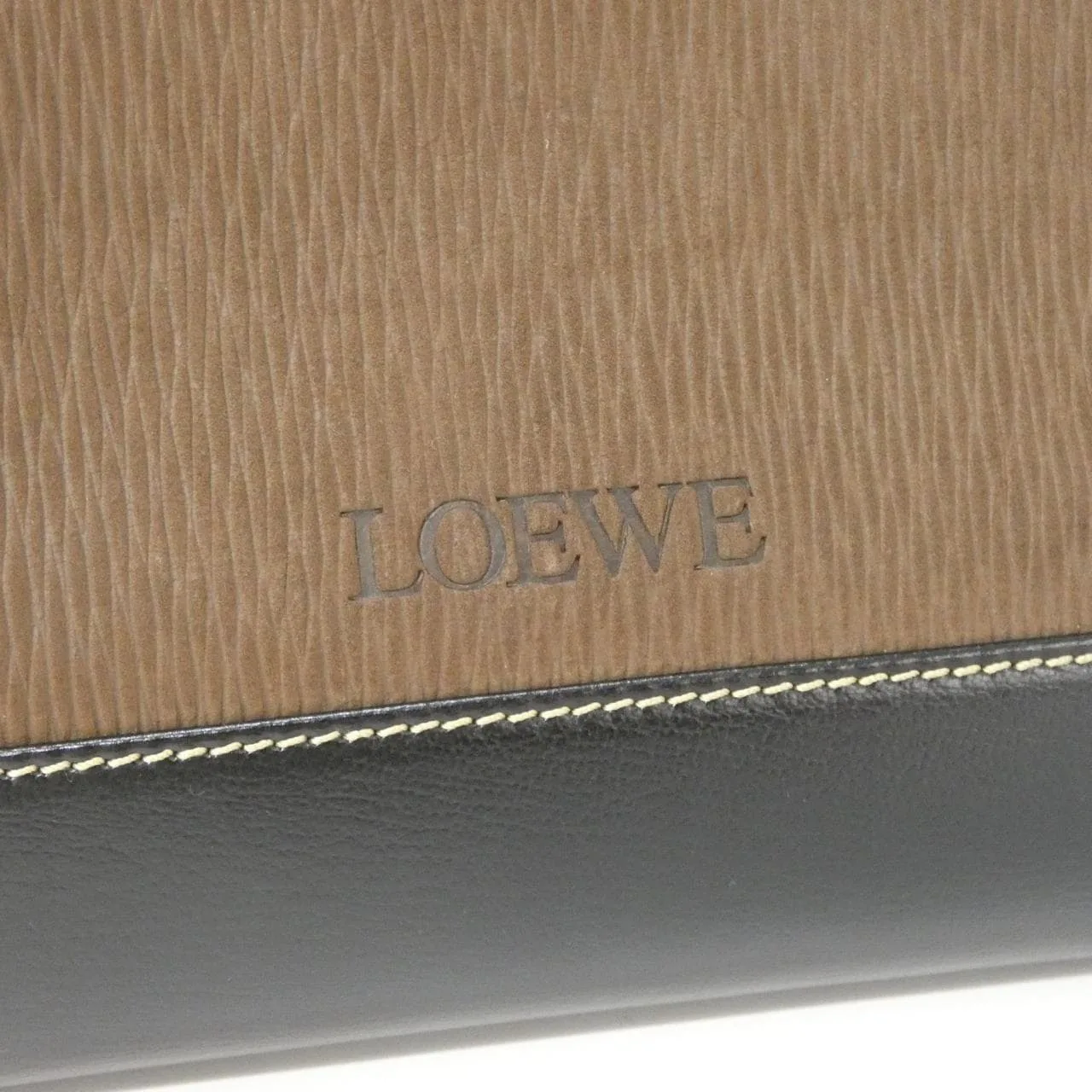 LOEWE Shoulder Leather 棕色 皮革 中古品A - 縮圖 5