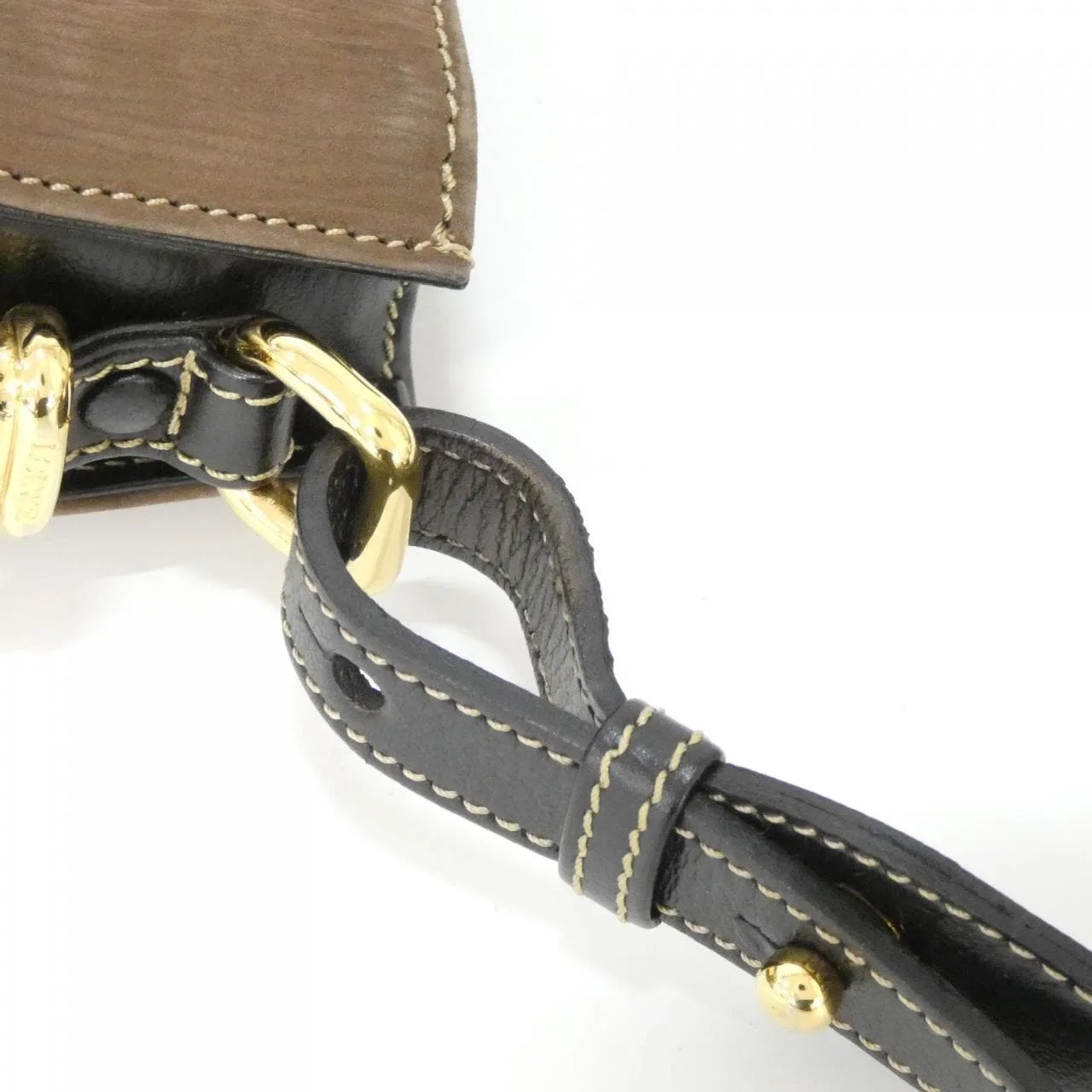 LOEWE Shoulder Leather 棕色 皮革 中古品A - 縮圖 6