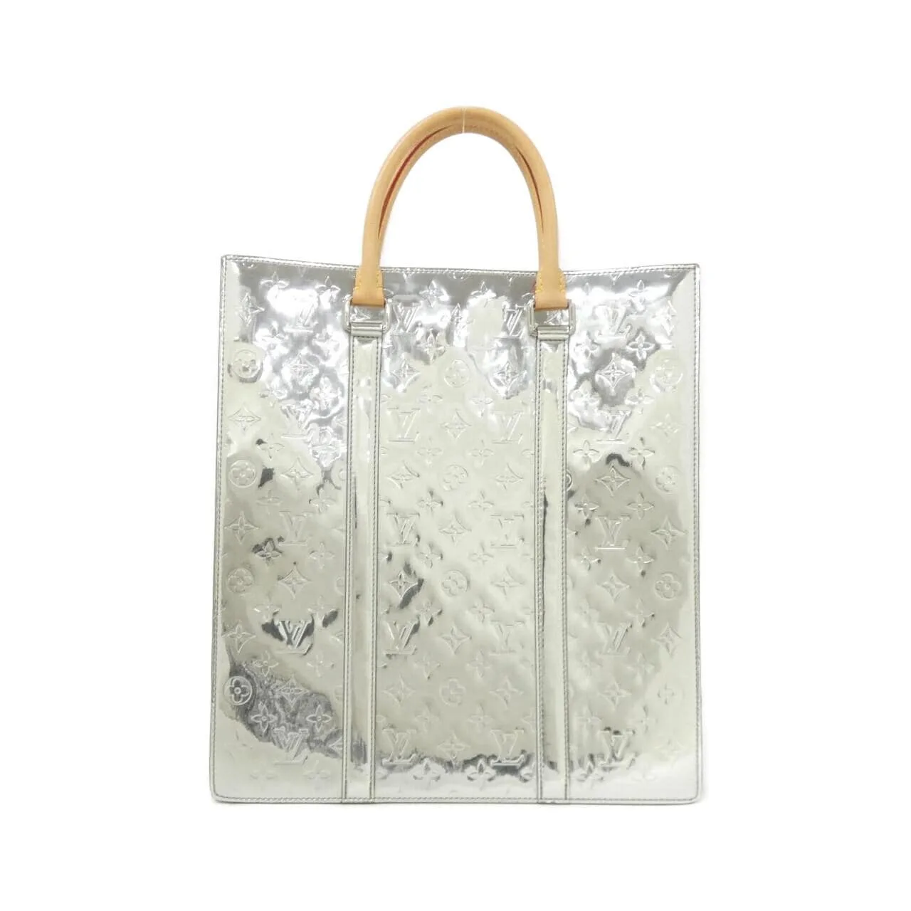 LOUIS VUITTON M45884 Handbag Monogram 銀色 Monogram 中古品A - 縮圖 2