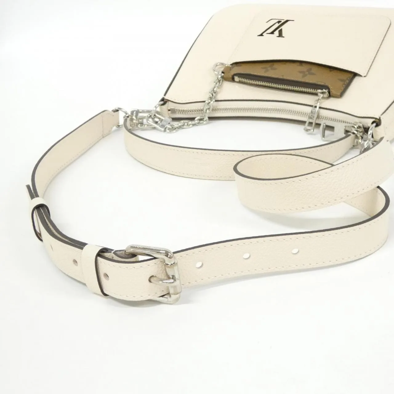 LOUIS VUITTON M80688 Shoulder Epi 黑色 Epi 中古品A - 縮圖 7