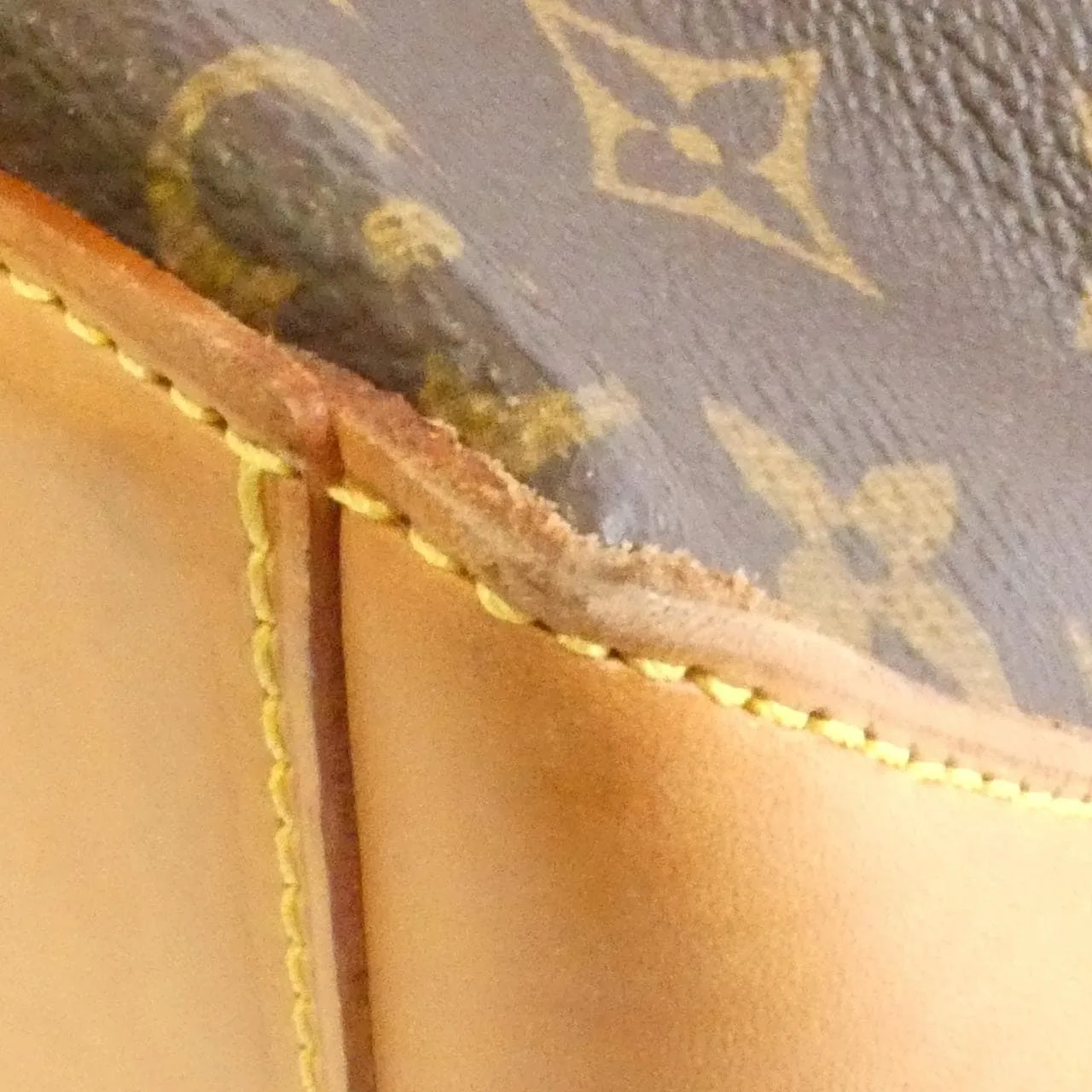 LOUIS VUITTON M51151 Handbag Monogram 黑色 Monogram 中古品B - 縮圖 4