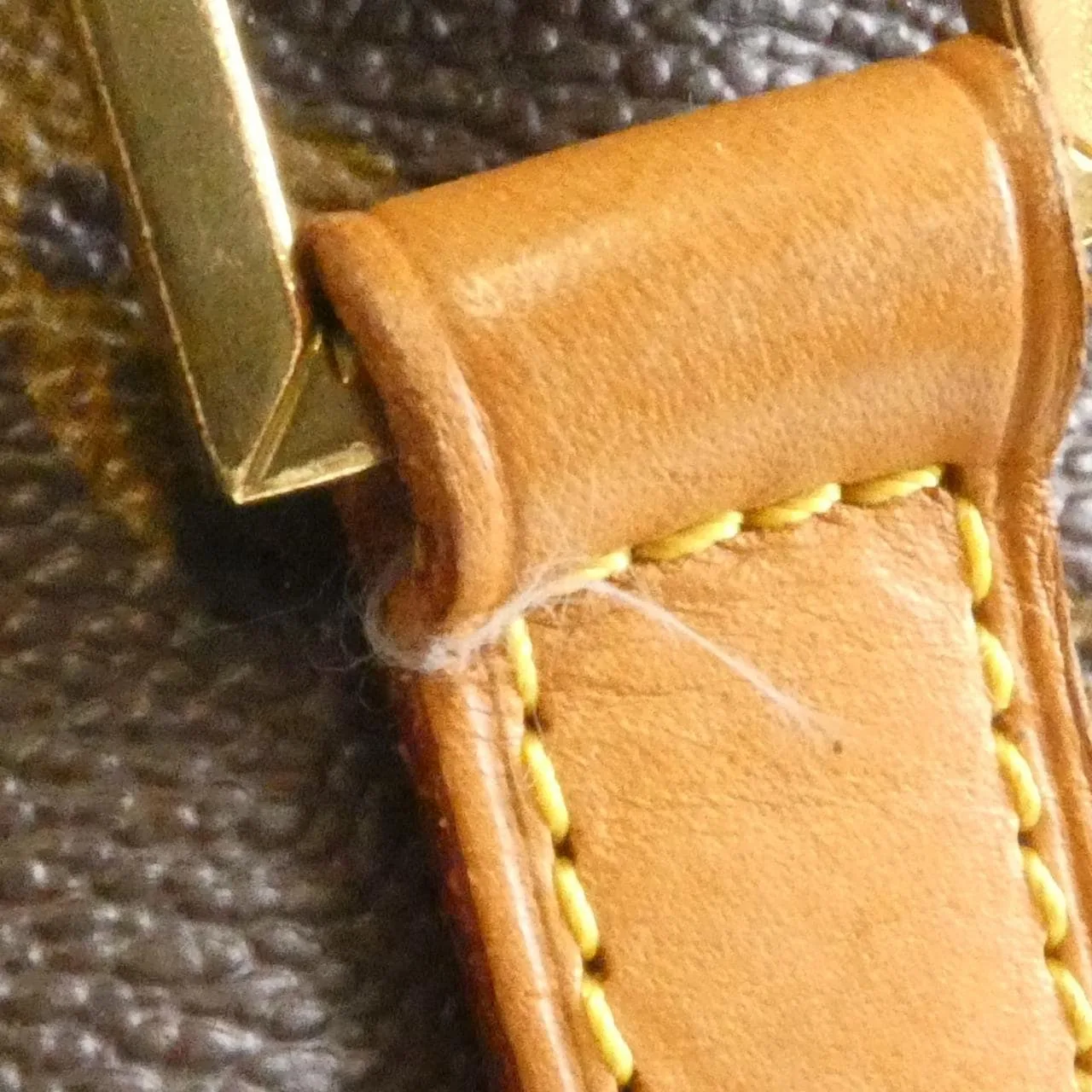 LOUIS VUITTON M51151 Handbag Monogram 黑色 Monogram 中古品B - 縮圖 5