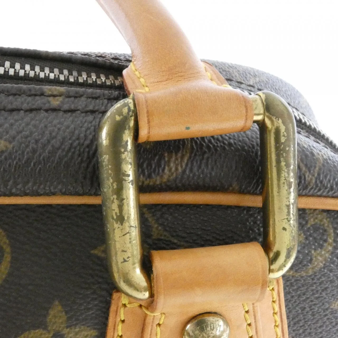 LOUIS VUITTON M40025 Handbag Monogram Black Monogram Rank B - Thumbnail 5