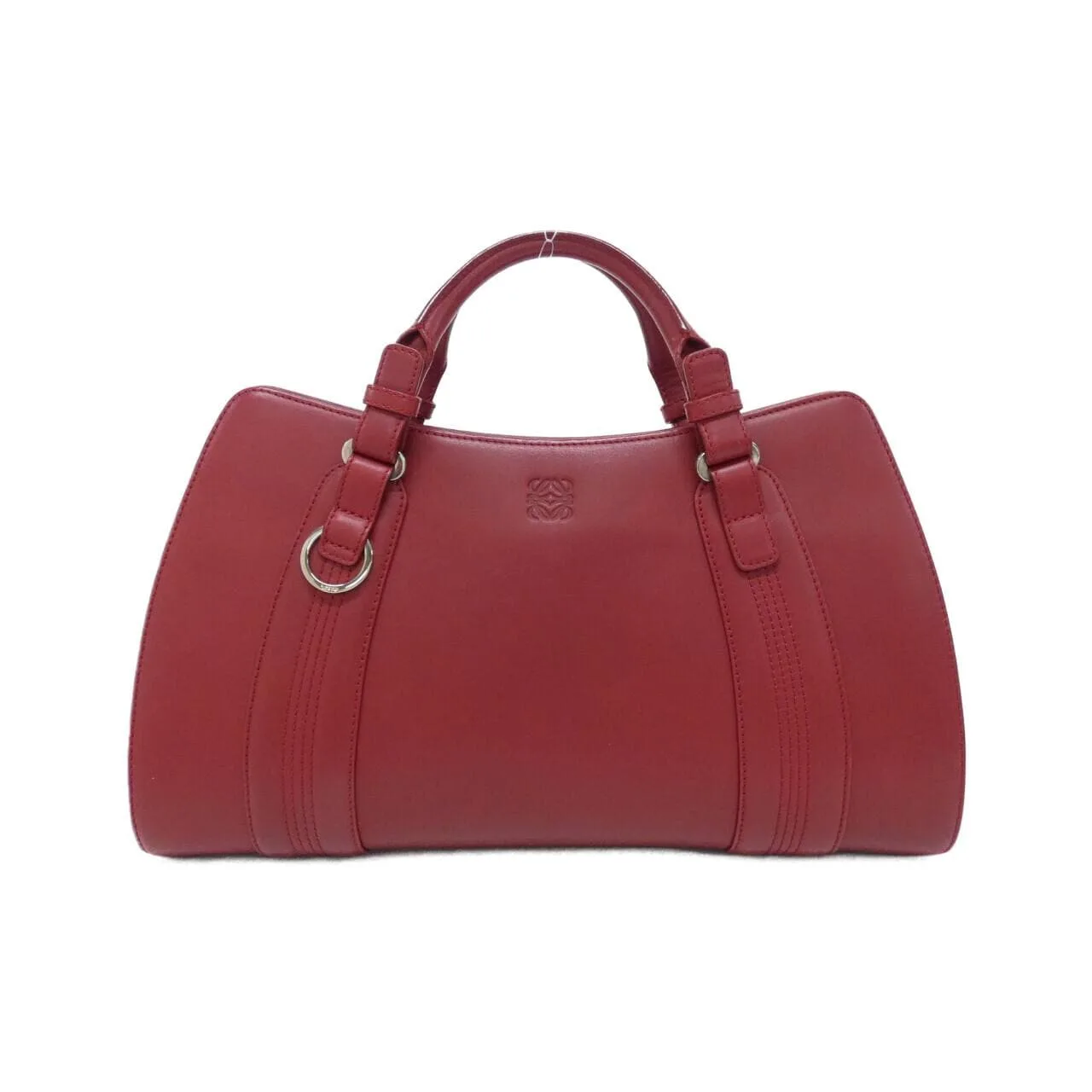 LOEWE Handbag Leather Red