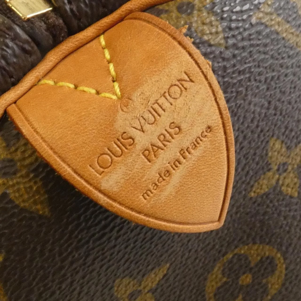 LOUIS VUITTON Speedy M41522 Boston Monogram 黑色 Monogram 中古品B - 縮圖 5