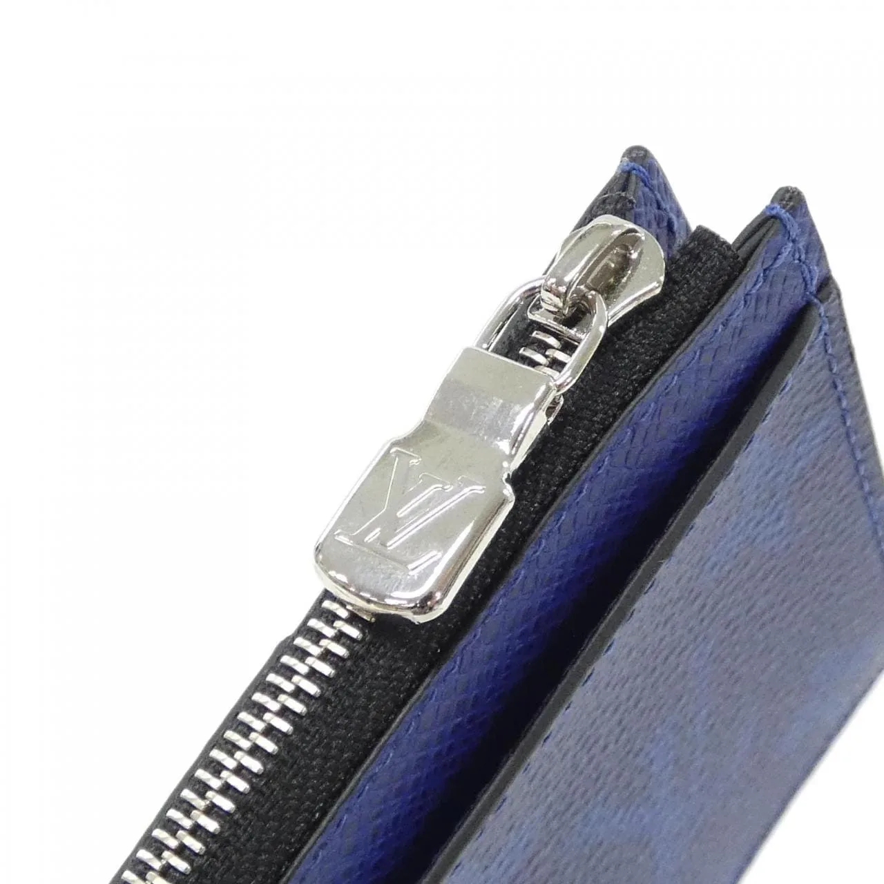 LOUIS VUITTON M30270 Coin Case Canvas 黑色 帆布 中古品A - 縮圖 3