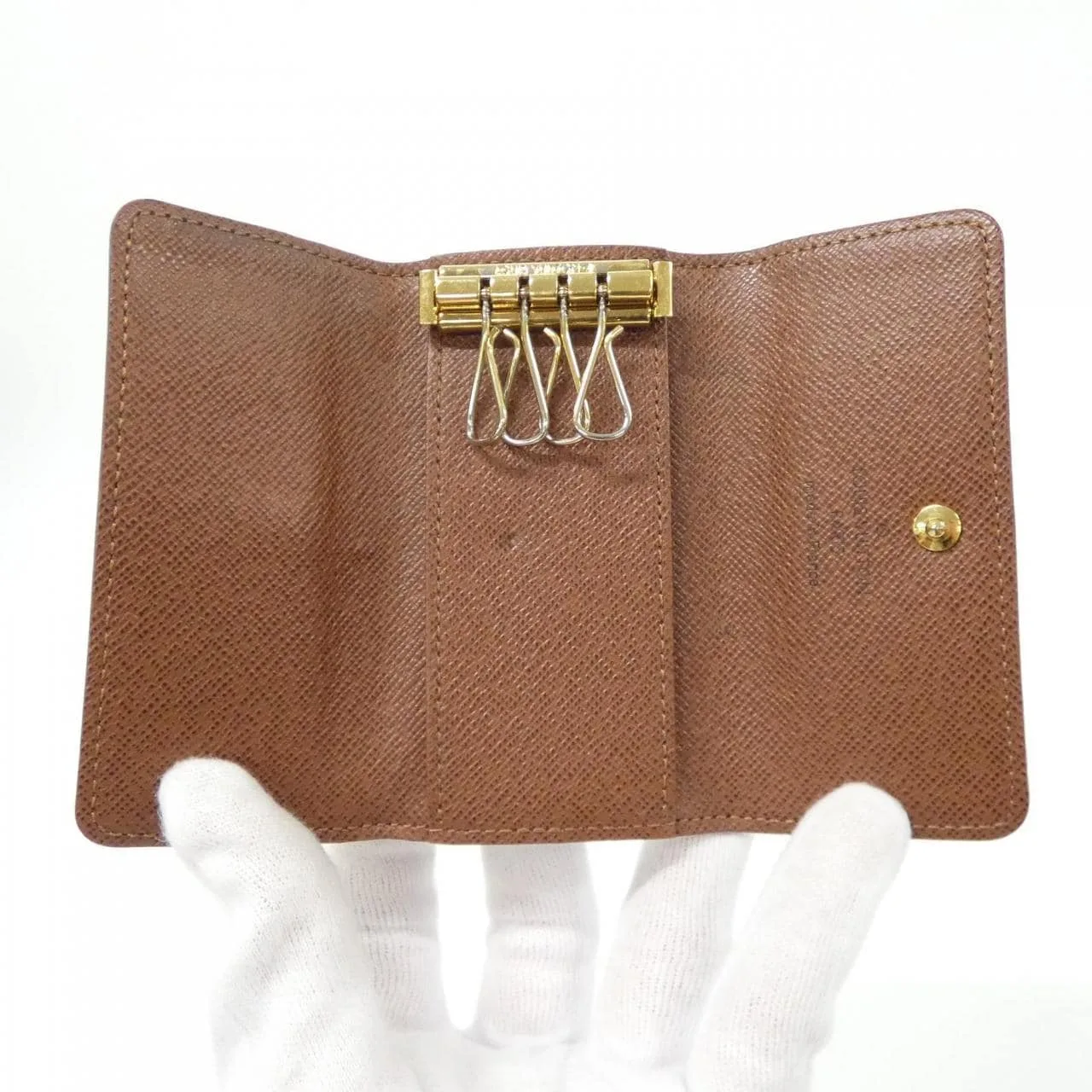 LOUIS VUITTON M69517 Key Case Monogram Black Monogram Rank B - Thumbnail 6